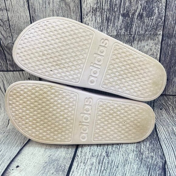 Adidas Adilette Aqua Slides Lavender Purple Women's Size 6 Slip On Sandals - Picture 8 of 9